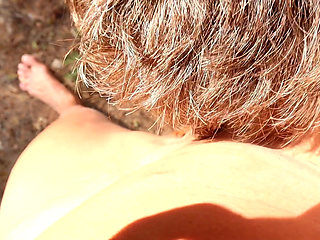 Amateur Sex in the Woods Outdoor, Small Flexible Girl