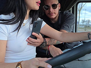 I Picked up an Uber Client Without a Bra!