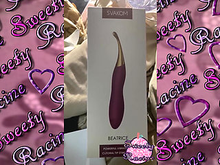 Ebony SSBBW Pleases Dark Pussy with Clit Vibe