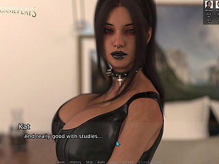 Blacked House By NTR Games Mandy, Hot Goth Girl Makes Guy Very Horny With Her Huge Goth Boobs