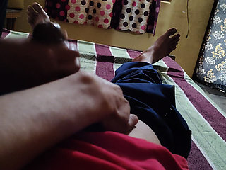 Indian Desi Village Bhabhi Sucking Dick of Her Lover and Cumshot