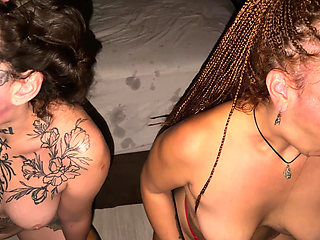 Extreme Sex Foursome with Two Spanish Guys and Two Latina Hookers!