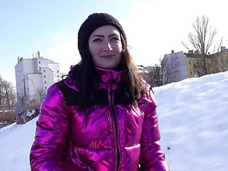 GERMAN SCOUT - Small Tits Babe Belinda Pick Up for First Time Casting Fuck