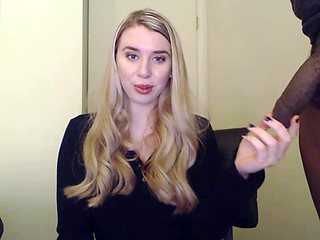 Handjob loving mature blonde wanking big cock