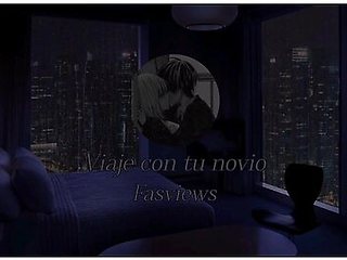 Car Toon In Coges Con Tu Novio En Noche De Viaje - Asmr Audio Roleplay