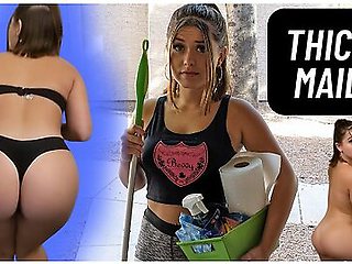 My Thick Maid Cleans Naked For A Good Review