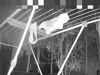 Clean Laundry, Dirty Thoughts - Two Bicurious Flatmates, Jules and Simon, Get Naughty While Hanging Out the Laundry