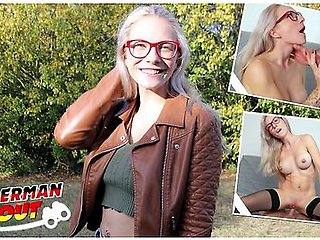 Fit Blonde Glasses Girl Vivi Vallentine Pickup And Talk To Casting Fuck