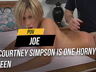 Courtney Simpson is one horny teen
