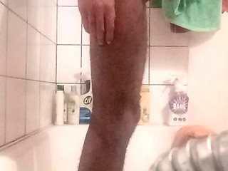 Jim is jerking off and is going to explode a big load for you