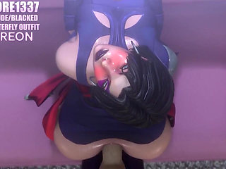 marvel Rivals Psylocke Anal 3D Animation