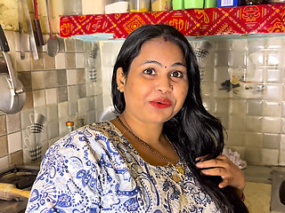 After Wife Said No to Sex, Husband Pounds Saas in the Kitchen Taboo Hard Fuck!