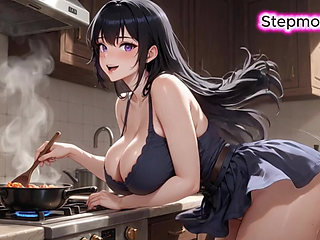 JOI Stepmom Intense Kitchen Solo - Come with me 100% You'll cum - Dirty Talk