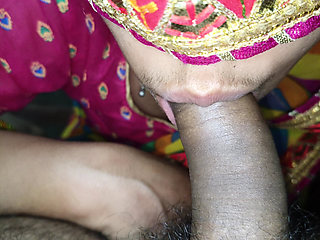Aunty sucked my small cock with fun and drank all the water of the land / Indian Aunty Cum in Mouth/Blowjob Job Desi Grill