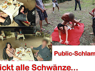 Public Slut Fucks All the Cocks in Every Place