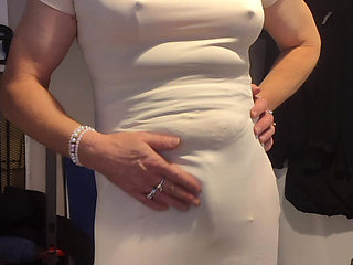 Would you like to feel my bulge in my dress