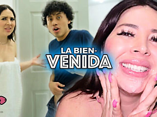 Aquiles Baezta Fucks Distant Step MILF - Big Tits Latina Facial & Cum in Mouth