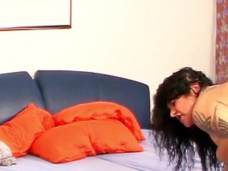 Mature Couple Is Filmed in the Bedroom as They Do It