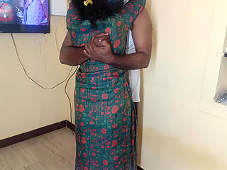 Sucking and licking with house maid