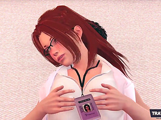 Private Lesson with the Redhead Professor Fail the Test, Get Punished