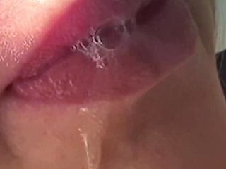 Extreme Close up: the Most Sensitive Blow Job with Young 18 Years Old Girl and Foot Job as a Bonus