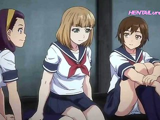 Teacher  Students Taken by Villagers in a Dark Forest Ritual  Super Hot HENTAI