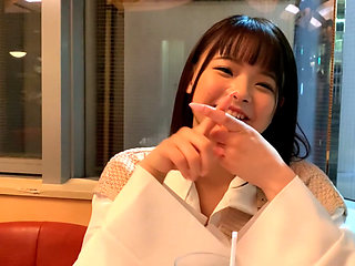 A053G10 Get a cute girl with a very cute little devilish smile with a match app! Facial cumshot SEX with an idol face who appeared at a part-time job showing off her underwear!