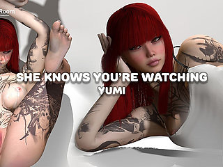 She Knows You're Watching - Yumi - Cgi 3D Hentai Anime