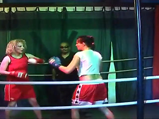 Blonde Mature Babe's Dripping Rosebud Gangbang in Wrestling Ring