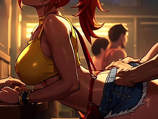 Redheaded Nerd Misty Gets BBC'd In A Mosh Pit