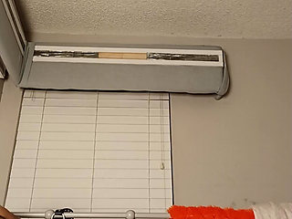 Stroking my big long dick all night long