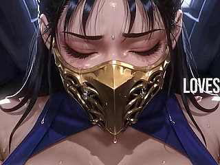 Kitana Mortal Kombat Solo: Screaming Orgasms + Intense Fuck