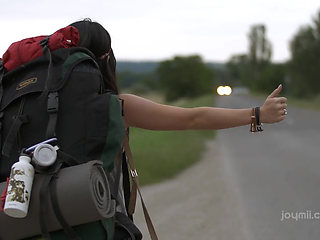 Joymii - Man Cheats on Her Wife by This Hot Hitchihiker