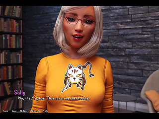 Being a Dik - Virgin Nerdy Girl Didn't Realize Her Panties Was Showing
