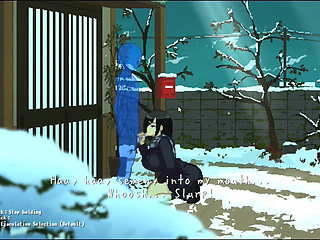 Hentai Game - Massive Tits Babe Rough Sex in Cold Weather