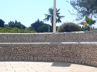 Mature Blonde Wife Dancing and Having Sex Outdoors