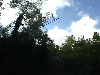 Slut Gets Fucked Hard in Car and Outdoor by Multiple Guys