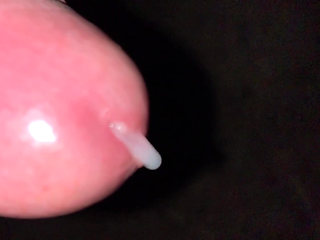 Slow Motion Close up Cumshot and Foreskin Pulling Back and Forth