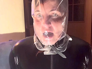 Tight Plastic Bag and Latex