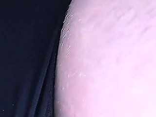 Stranger Cums Hard Inside Her Panties Under Skirt on Subway Train