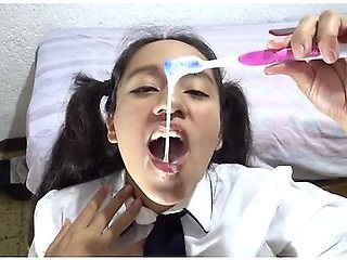 A Desperate Student’s Messy Blowjob And Playtime