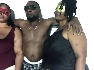 Total Control Threesome with Mature BBW and Black Stud - Homemade HD