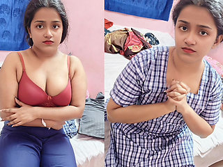 Delhi high school girl has a surprise test and making excuses to her stepbrother for not going to school