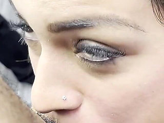 Swinger Fuck, Facial, Then Suck! - Karina Valentina Likes Sucking with Cum on Her Face!!