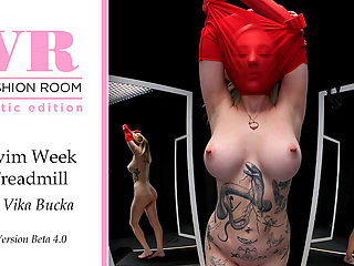 Vika's Treadmill Swim Week Show. Part 2