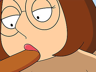 Family Guy Meg Griffin and Cleveland Creampie