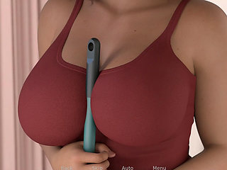 The beautiful maid made coffee and served it.