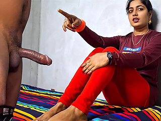 A girlfriend gets angry after seeing a huge cock Desi girlfriend boyfriend hardcore fucking