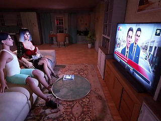 Old Sexy Granny with Big Tits Seduce a 22yo Man