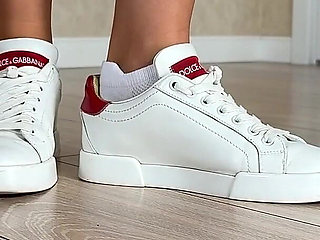 My Sneakers Perform and Whisper Happy Birthday by Tapping